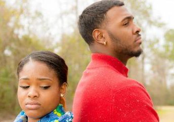 Black Couple Fighting
