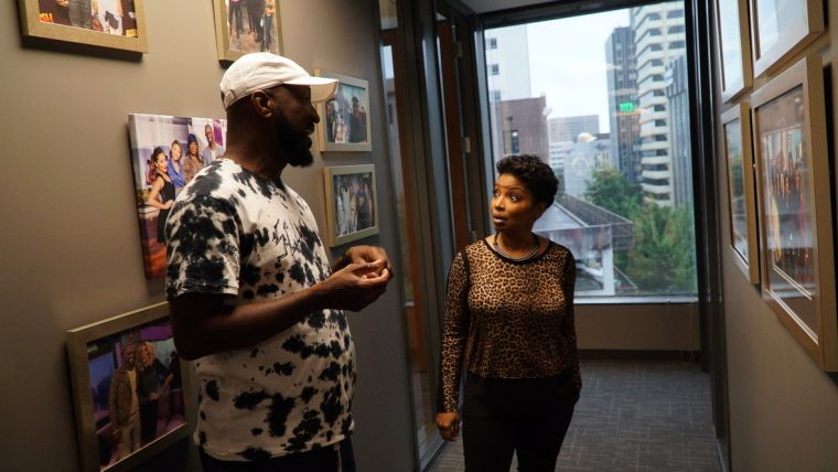 Rickey Smiley With Judge Lynn Toler