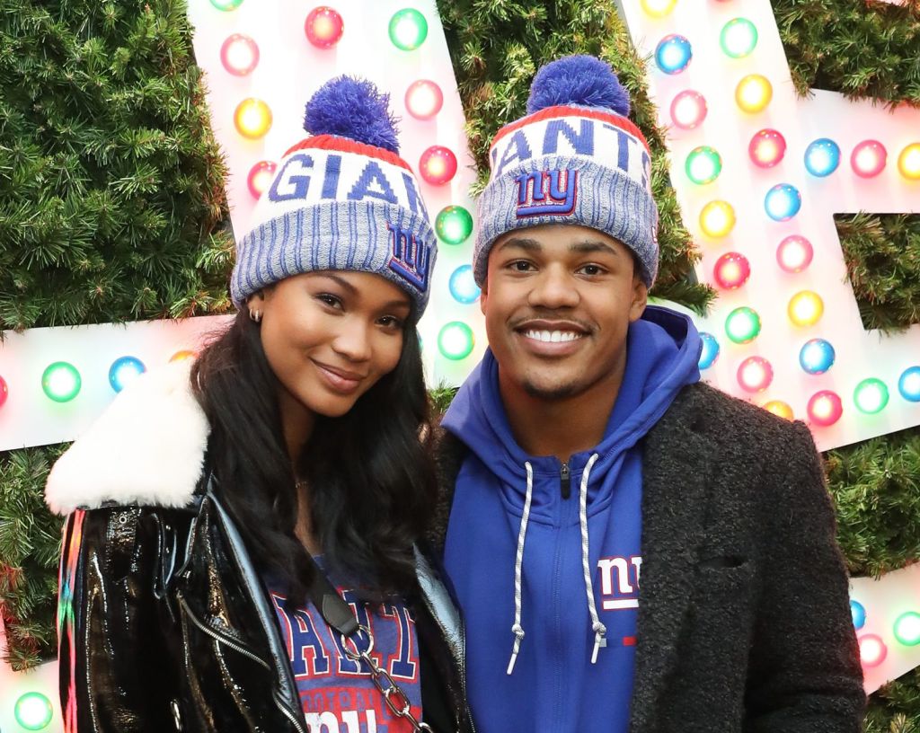 Sterling Shephard And Chanel Iman Kick Off Winter With New Era And Macy's