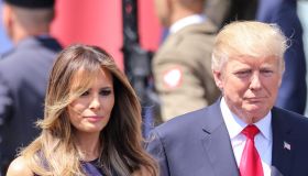 U.S. President Donald Trump and First Lady Melania Trump in Poland