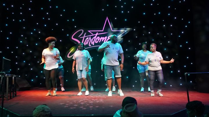 Rickey Smiley Hosts Karaoke Night at Star Dome with Eva Marcille
