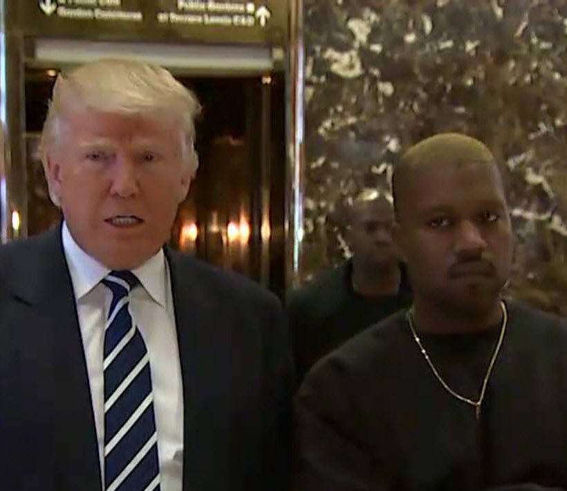 Kanye West meets with president-elect Donald Trump