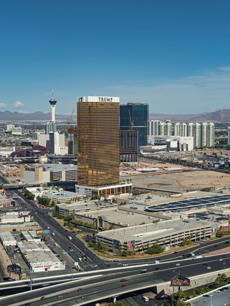 The Trump International Hotel Las Vegas, Aerial View