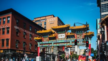 The entrance to Chinatown in Washington DC