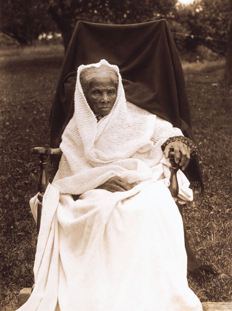 Harriet Tubman (1820-1913), American Abolitionist, Portrait in Rocking Chair at Home, Auburn, New York, USA, 1911