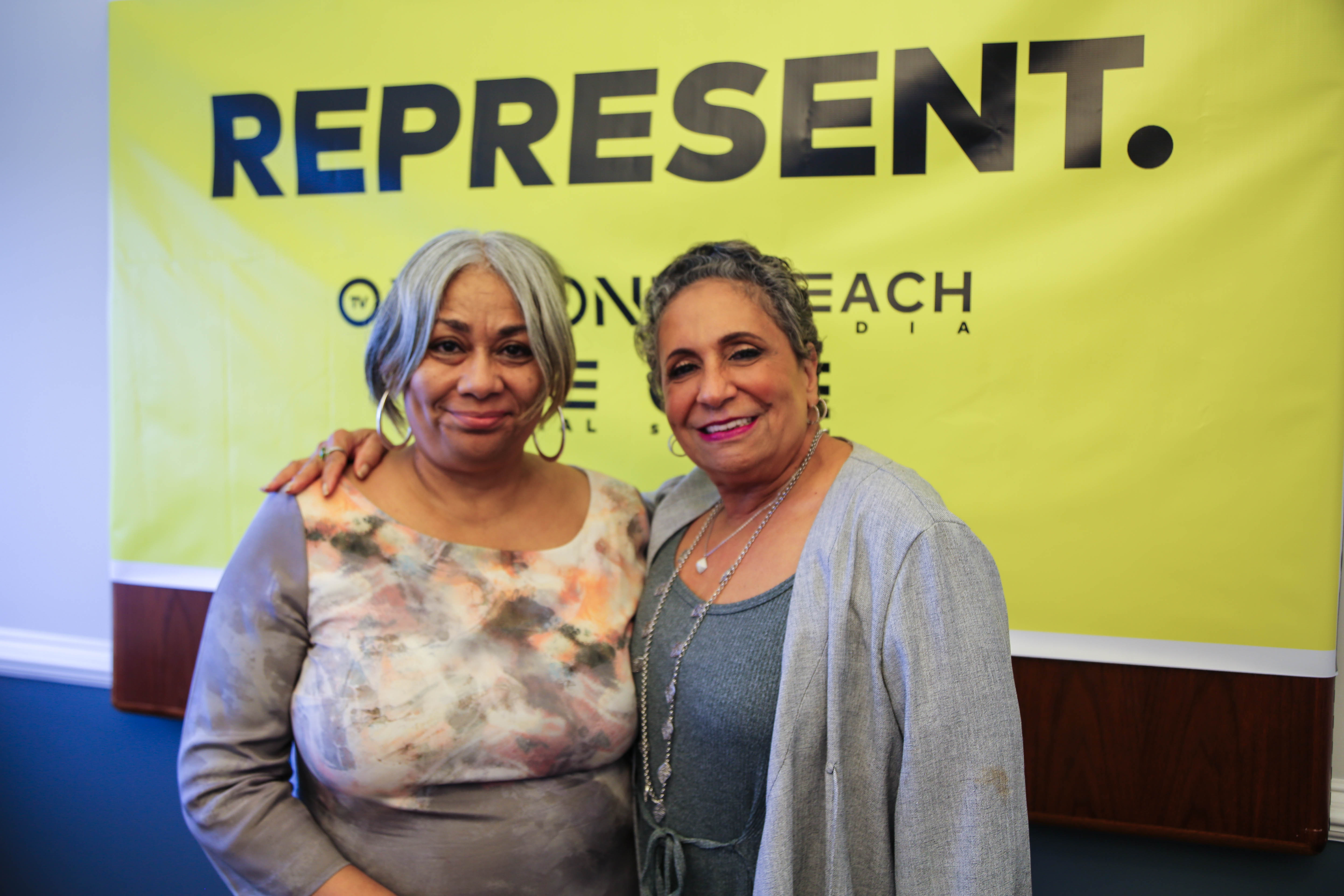 Cathy Hughes and Dyana Williams