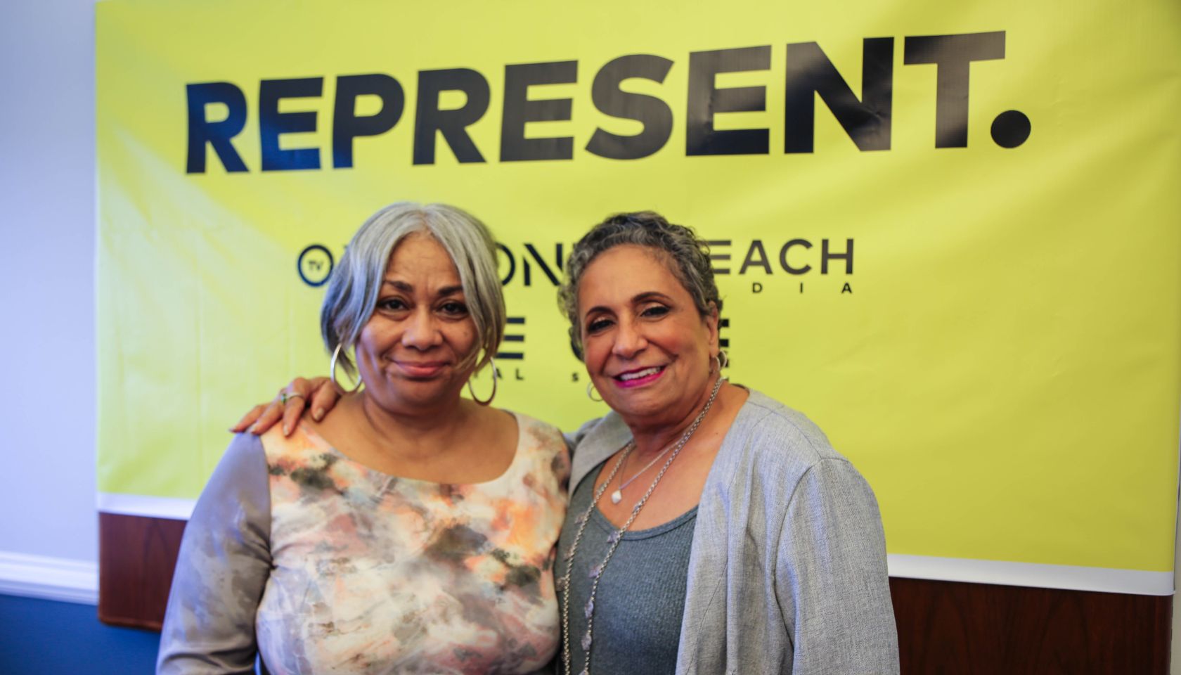 Cathy Hughes and Dyana Williams