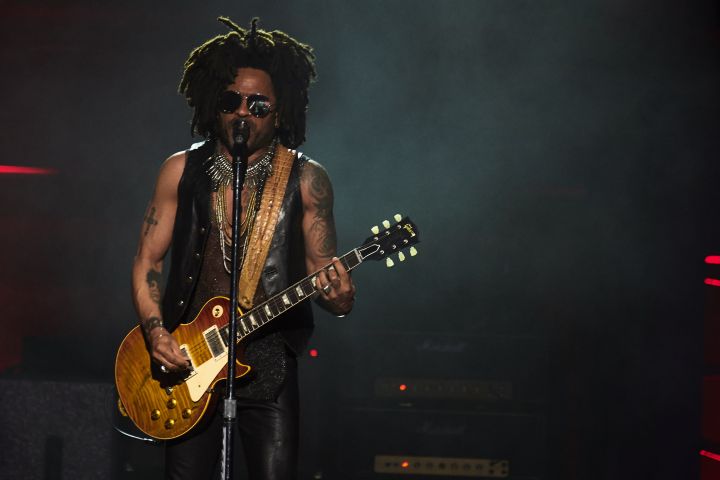 Lenny Kravitz performs at the WiZink Center in Madrid