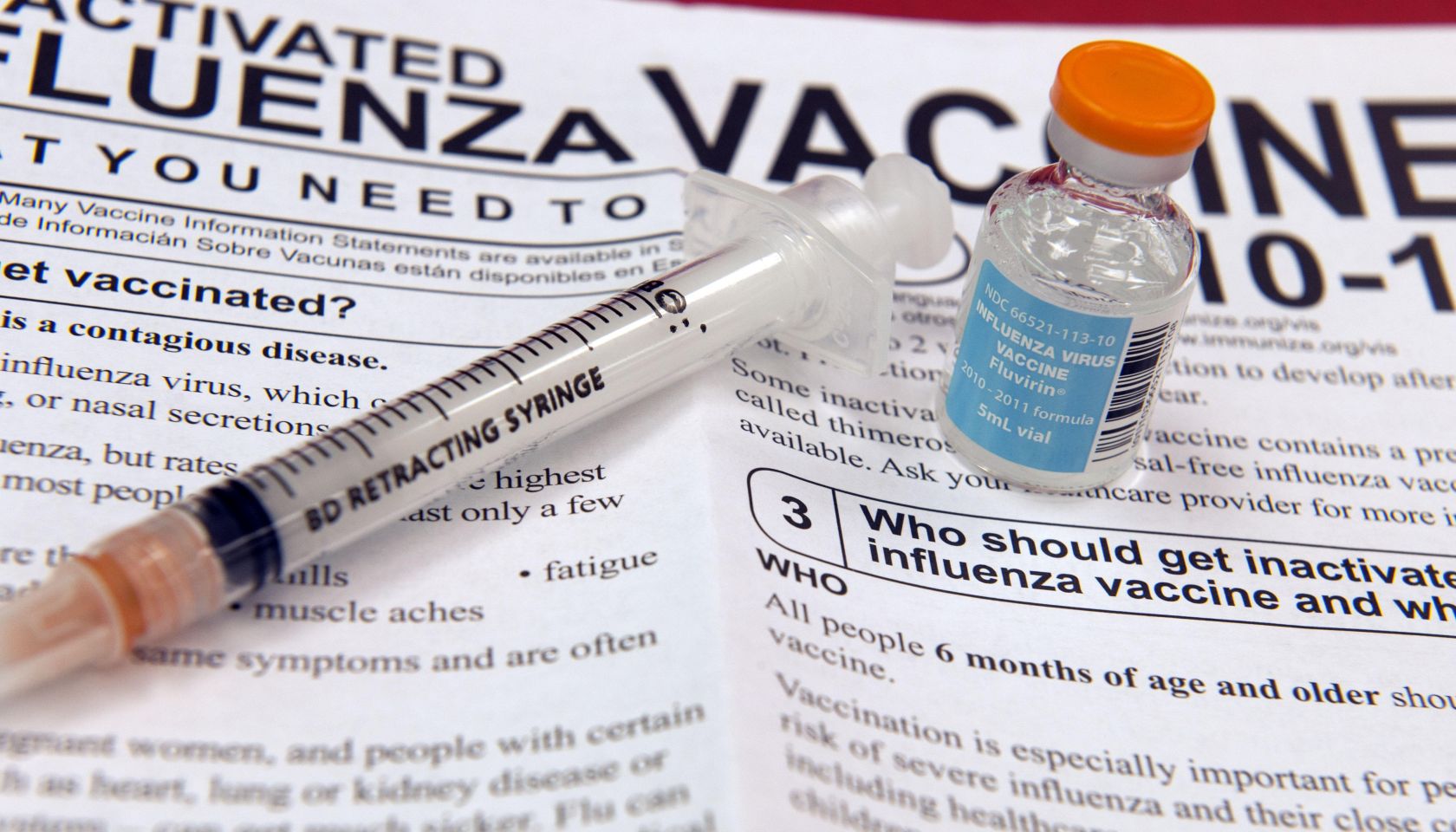 Flu vaccinations are offered by CVS pharmacies in advance of the flu season.