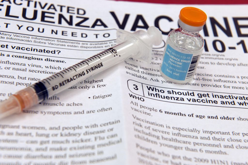 Flu vaccinations are offered by CVS pharmacies in advance of the flu season.
