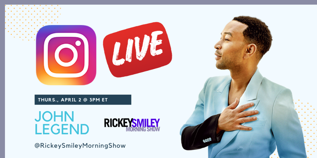 john legend ig live on rickey smiley morning show