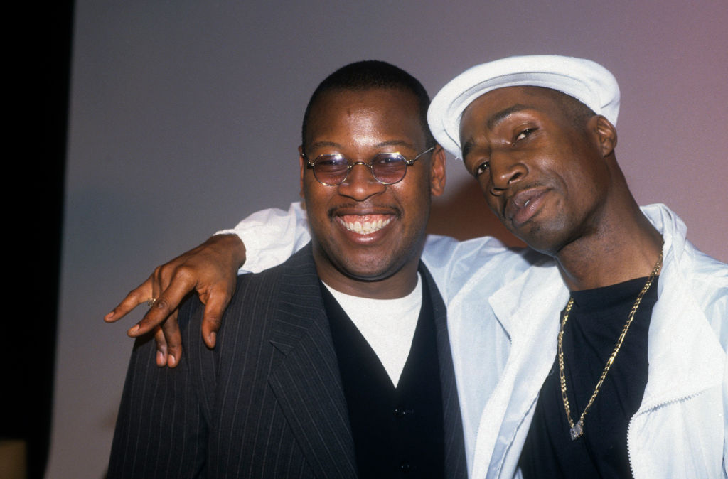 Andre Harrell And Grandmater Flash At The Apollo Theater