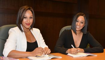 Tia And Tamera Mowry Sign And Discuss Their New Book "Twintuition"