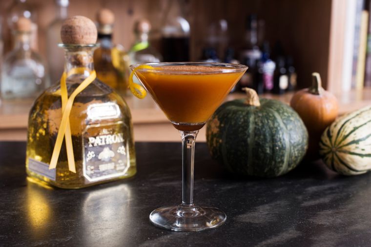 Patron Pumpkin Pie Martini