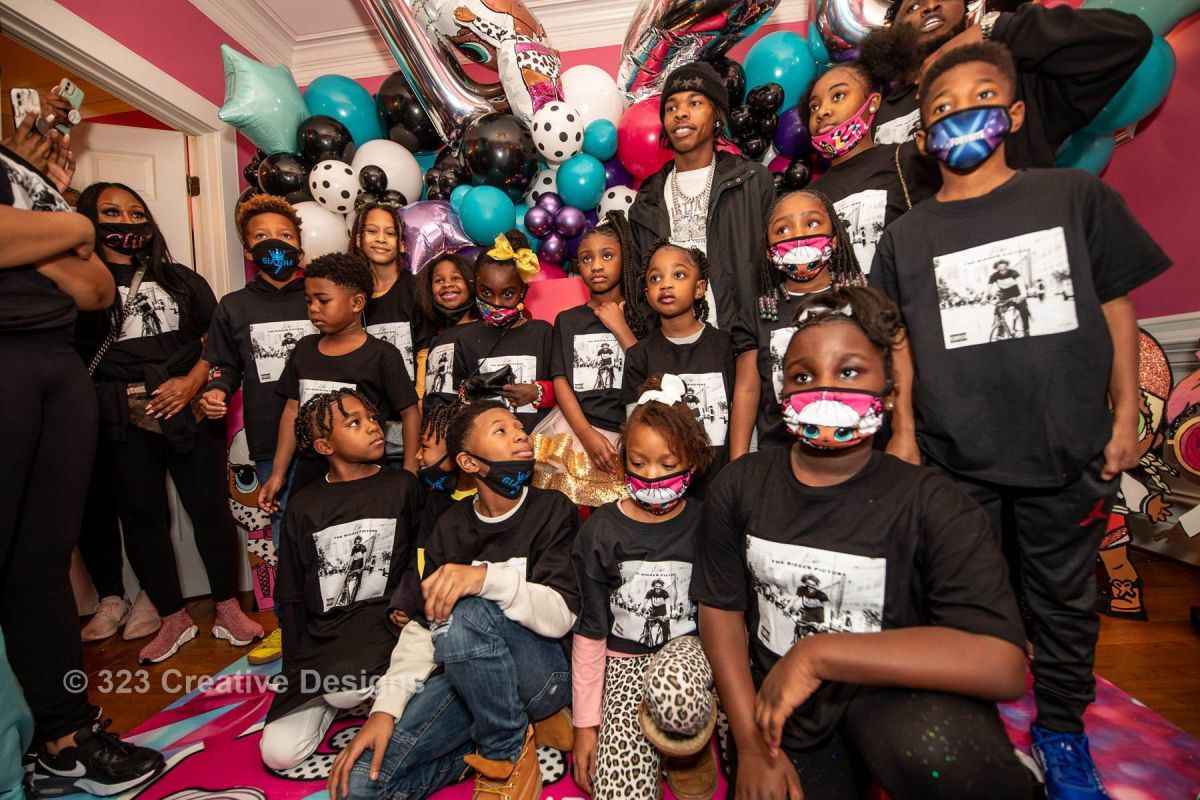 Birthday Surprise with Lil Baby & Shaq for George Floyd's Daughter