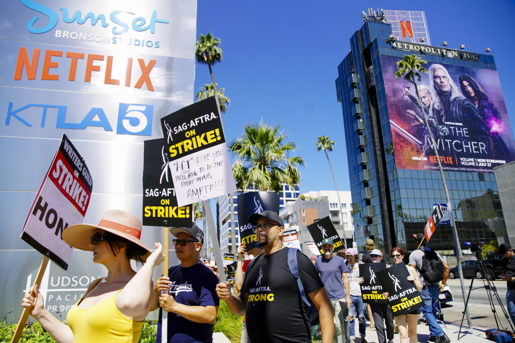 SAG-AFTRA strike in Los Angeles
