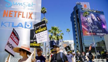 SAG-AFTRA strike in Los Angeles
