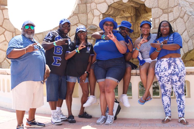 Rickey Smiley's Birthday Beach Blowout Divine Nine Step and Stroll