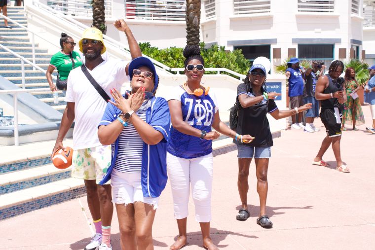 Rickey Smiley's Birthday Beach Blowout Divine Nine Step and Stroll