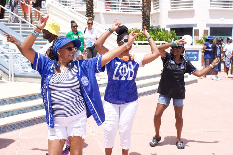 Rickey Smiley's Birthday Beach Blowout Divine Nine Step and Stroll