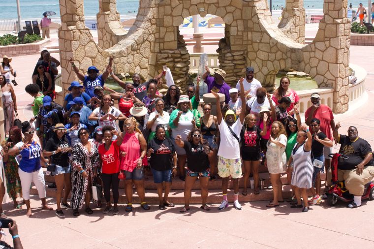 Rickey Smiley's Birthday Beach Blowout Divine Nine Step and Stroll