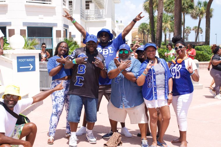 Rickey Smiley's Birthday Beach Blowout Divine Nine Step and Stroll