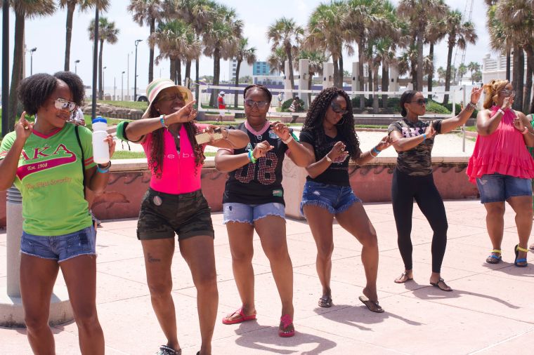 Rickey Smiley's Birthday Beach Blowout Divine Nine Step and Stroll