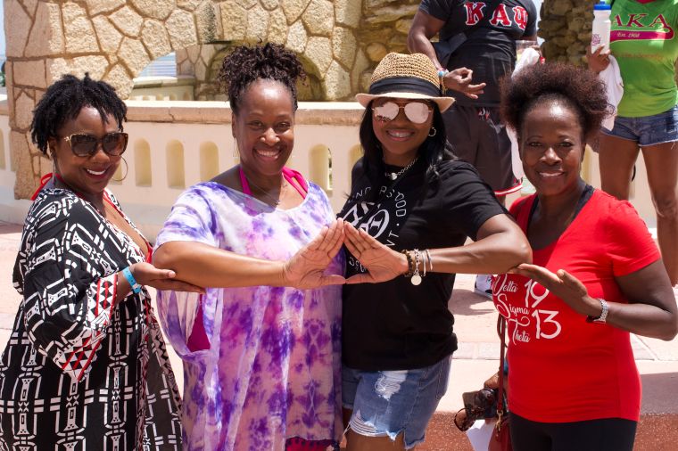 Rickey Smiley's Birthday Beach Blowout Divine Nine Step and Stroll