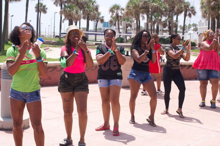 Rickey Smiley's Birthday Beach Blowout Divine Nine Step and Stroll