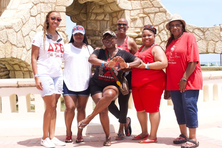 Rickey Smiley's Birthday Beach Blowout Divine Nine Step and Stroll