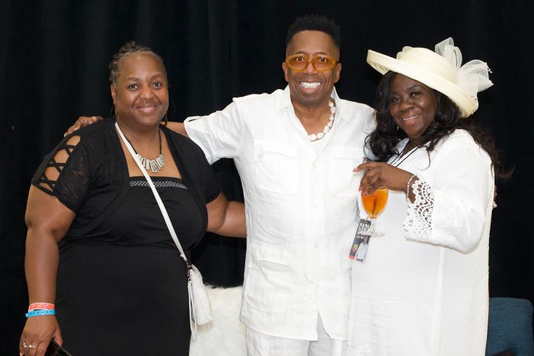 Gary Brings The Tea To Rickey Smileys Birthday Beach Blowout