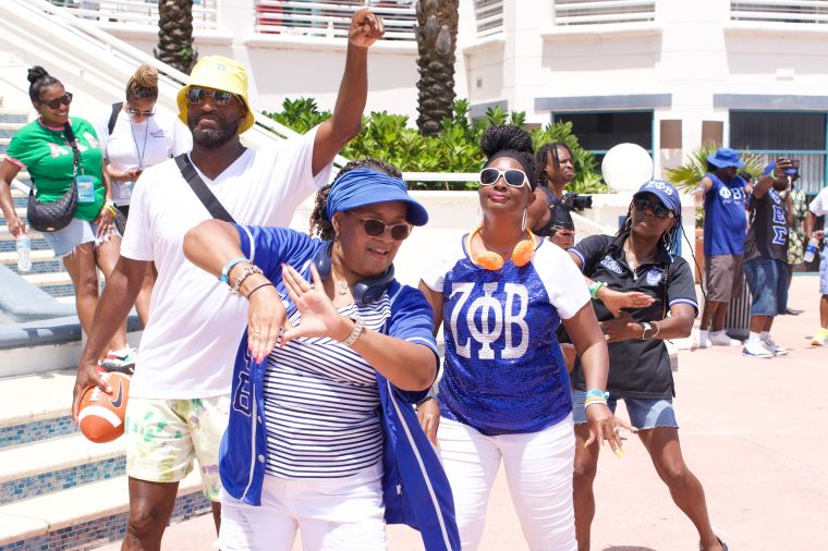 Rickey Smiley's Birthday Beach Blowout Divine Nine Step and Stroll