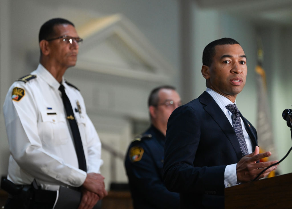 Montgomery Mayor Reed And City's Police Chief Albert Hold News Conference On Saturday's Brawl On Pier