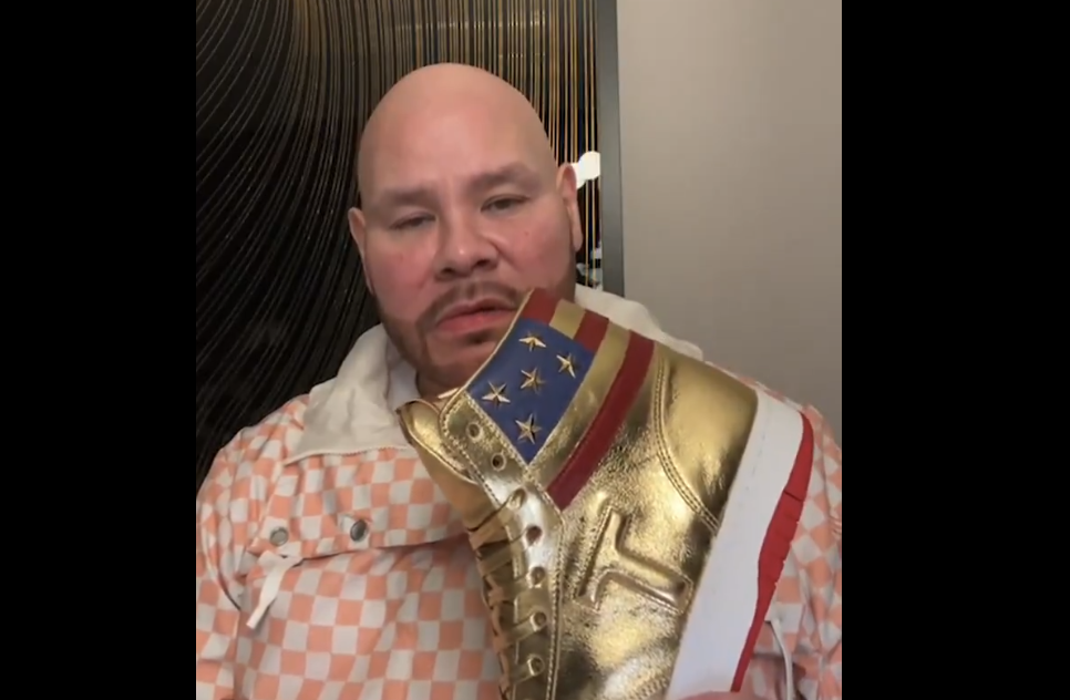 Fat Joe Trump sneakers