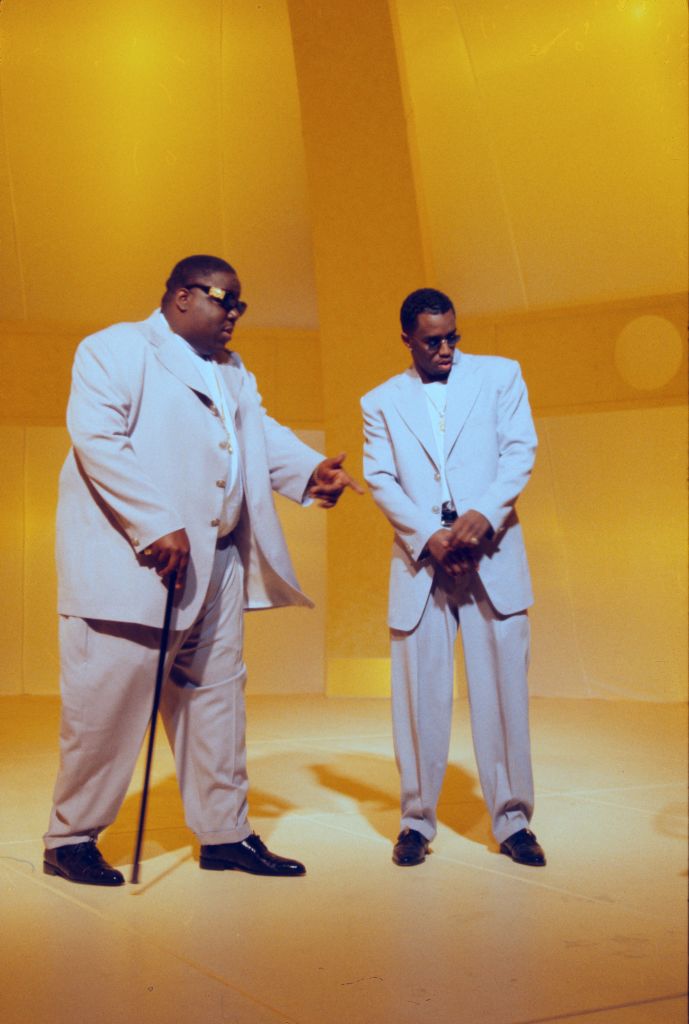 The Notorious BIG & Sean Combs On 'Hypnotize' Set