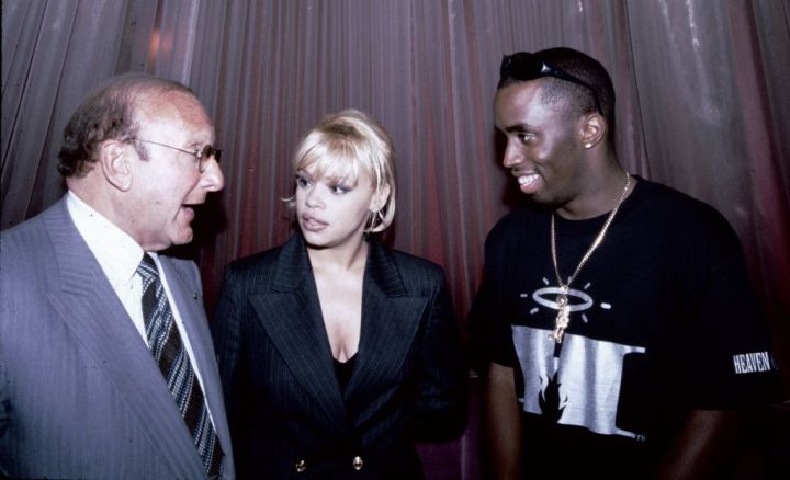 Clive Davis, Faith Evans, & Sean Combs