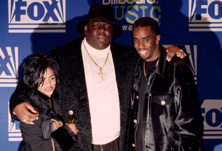 Notorious B.I.G. AKA Biggie Smalls Receives Billboard Music Award.