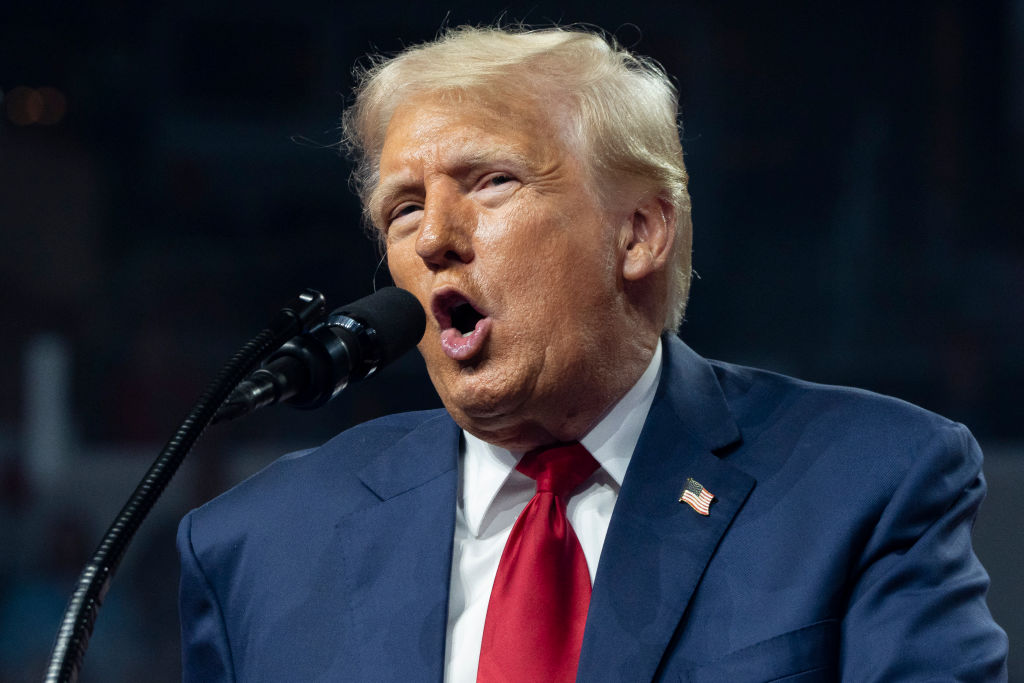 Republican Presidential Candidate Donald Trump Holds Rally In Glendale, Arizona