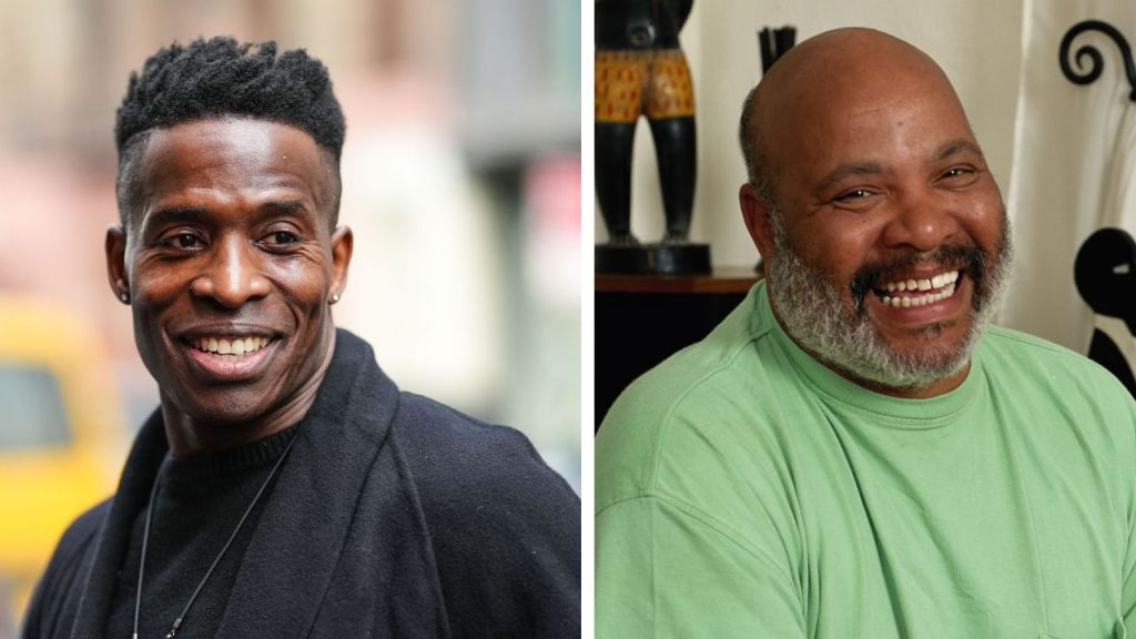 Comedian Godfrey and James Avery