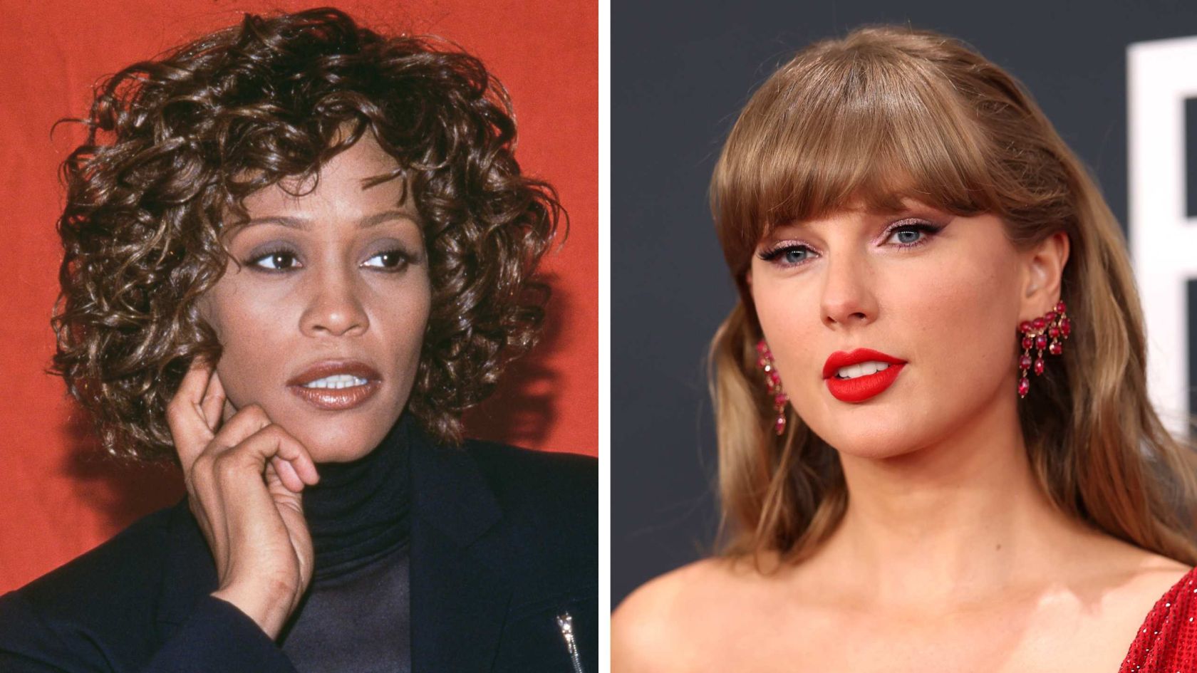 Taylor Swift and Whitney Houston