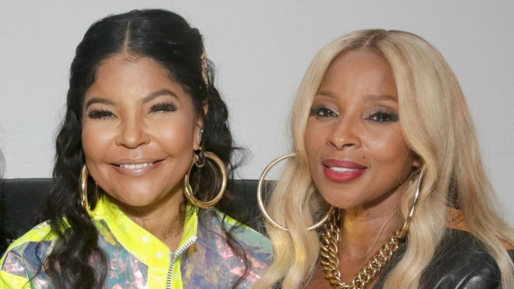 Misa Hylton and Mary J. Blige