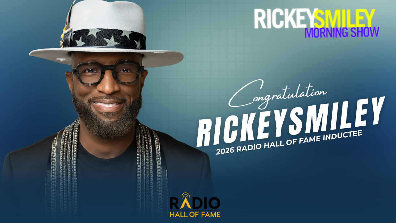 Rickey Smiley Radio Hall of Fame Inductee Graphic 2026