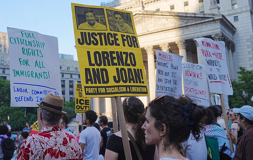 Anti-ICE protest in New York City