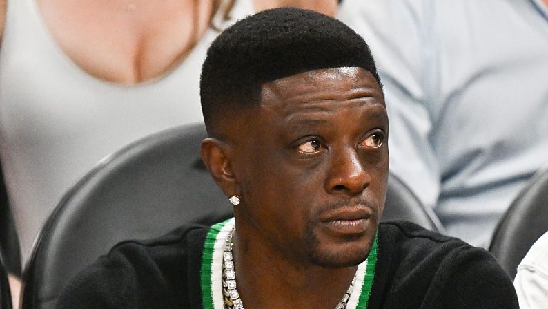 Celebrities Attend Portland Trail Blazers v Atlanta Hawks