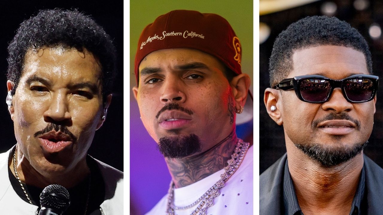Lionel Richie, Usher and Chris Brown